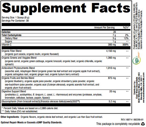 Optimal Nutrition ingredients