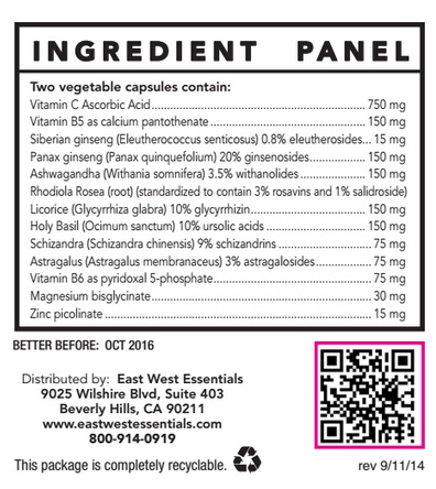 Optimal Nutrition ingredients